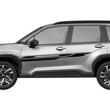 Seitentüren Rennstreifen Vinyl -Aufkleber - Grafikaufkleber Universal Fit Subaru Forester 2 Farben
 2