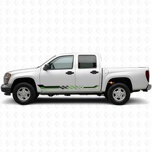 Karierte Renn-Tür- und Schweller-Vinylstreifen für Chevrolet Colorado 1. Generation 2004-2012_4