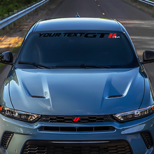 GT Style Individuelle Schriftzug Windschutzscheiben-Vinylaufkleber für Dodge Hornet_3