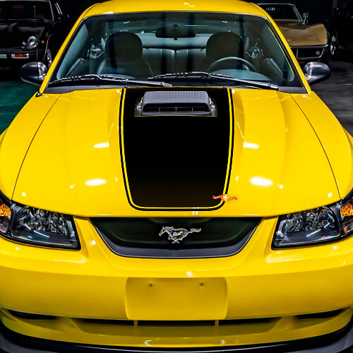Ford Mustang Mach 1 Hood Decal Car Vinyl Aufkleber
