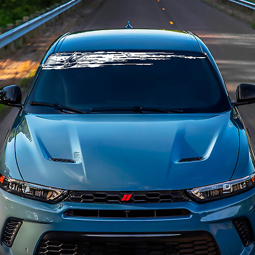 Windschutzscheibe Banner -Aufkleber Aufkleber Vinylgrafik passen zur Ausweichen Hornet
