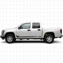 Honeycomb Tür- & Schwellerfolienstreifen für Chevrolet Colorado 1. Generation 2004-2012_2