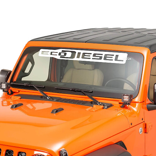 Windschutzscheibenfenster Jeep Ecodiesel Grafik Vinyl -Aufkleber Aufkleber
