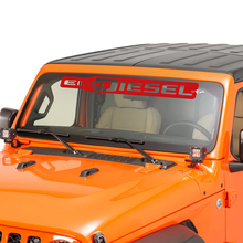 Windschutzscheibenfenster Jeep Ecodiesel Grafik Vinyl -Aufkleber Aufkleber
 3