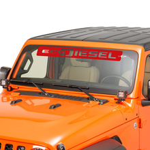 Windschutzscheibenfenster Jeep Ecodiesel Grafik Vinyl Aufkleber 2
 2