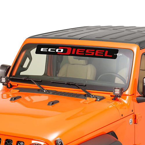 Windschutzscheibenfenster Jeep Ecodiesel Grafik Vinyl Aufkleber 4

