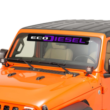 Windschutzscheibenfenster Jeep Ecodiesel Grafik Vinyl Aufkleber 4
 3