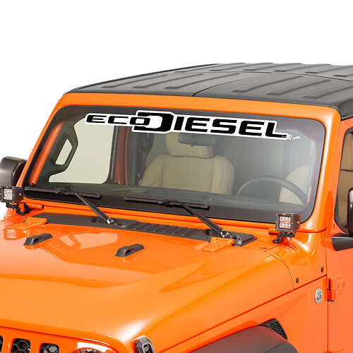 Windschutzscheibenfenster Jeep Ecodiesel Grafik Vinyl Aufkleber 5
