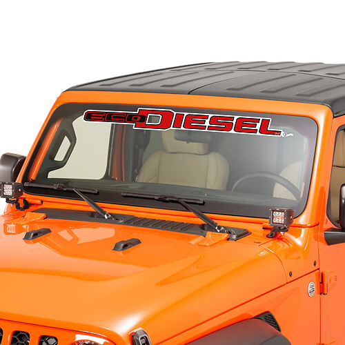 Windschutzscheibenfenster Jeep Ecodiesel Grafik Vinyl Aufkleber 7
