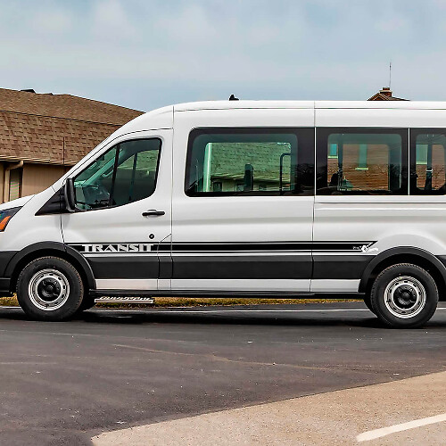 Ford Transit Vinyl Seitenstreifen Abziehbilder 2
