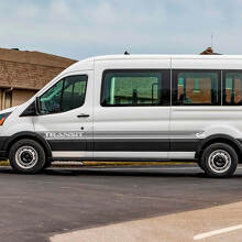 Ford Transit Vinyl Seitenstreifen Abziehbilder 2
 3