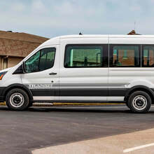 Transit-Buchstaben-Line-Seitenstreifen-Vinyl-Aufkleber für Musclecar Transit 3