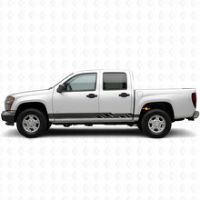 Angular Lightning Tür- & Schweller Vinyl-Streifen für Chevrolet Colorado 1. Generation 2004-2012_2