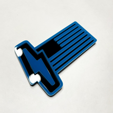 Ford 150 Lightning US Flag 3D Abzeichen - benutzerdefinierte Kotflügelzeichen Emblem rot und schwarz
 4