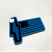 Ford 150 Lightning US Flag 3D Abzeichen - benutzerdefinierte Kotflügelzeichen Emblem rot und schwarz
 6