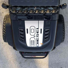 Hood 3.0 Diesel Jeep Grafik Vinyl -Aufkleber Aufkleber
 2