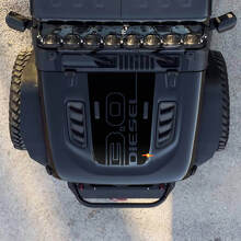 Hood 3.0 Diesel Jeep Grafik Vinyl -Aufkleber Aufkleber
 3