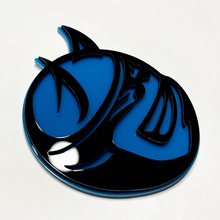 Custom 3D Badge Drag Bee Demon Dodge Ladegerät Challenger Logo Fender Abzeichen Emblem rot und grau
 5