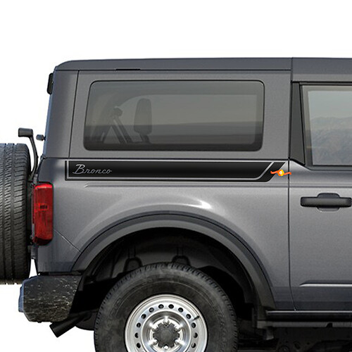 Heckseitenstreifen -Aufkleber Aufkleber für Ford Bronco
