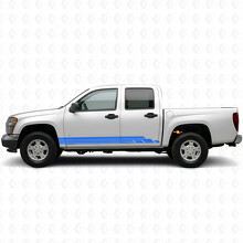 Geschichtete Lichtleisten und Schweller-Vinylstreifen für Chevrolet Colorado 1. Generation 2004-2012_5