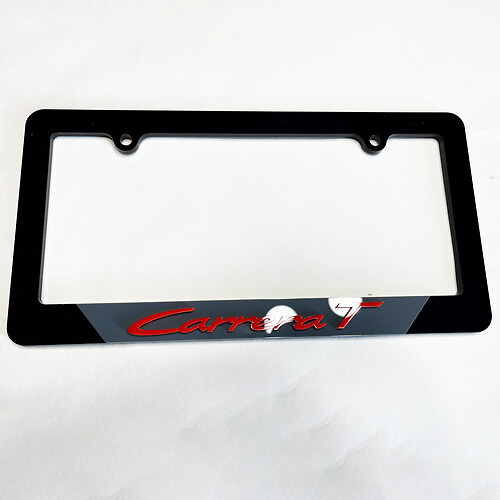 Porsche Carrera T Fahrzeugkennzeichenabdeckungen Frames Dekor
 1