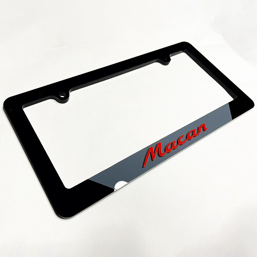 Porsche Macan Fahrzeugkennzeichenabdeckung Frames Decor
 1
