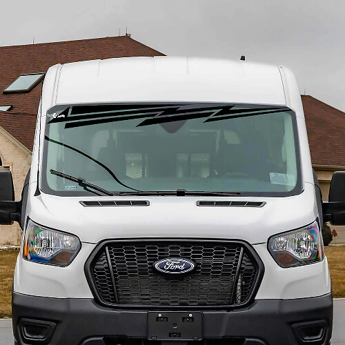 Lightning Windshield Streifen Vinyl Aufkleber für Ford Transit