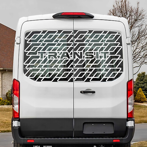 Ford Transit Heckfenster Vinyl -Aufkleber Aufkleber
