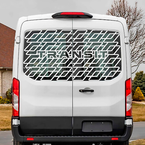 Ford Transit Heckfenster Vinyl -Aufkleber Aufkleber
