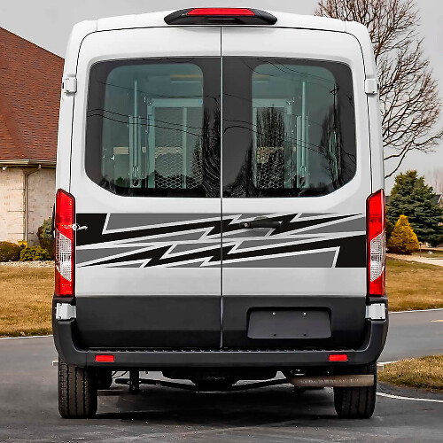 Ford Transit Hecktüren Grafik Vinyl Aufkleber Sticker
