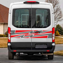 Lightning Hecktür Grafik Vinyl Aufkleber Sticker 2 für Musclecar Transit 2