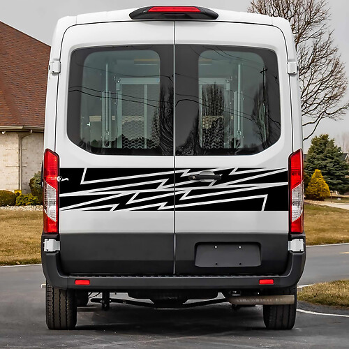 Ford Transit Hecktüren Grafik Vinyl Aufkleber 2
