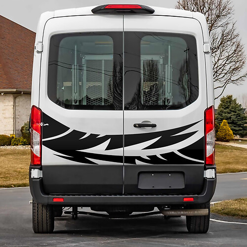 Ford Transit Hecktüren Grafik Vinyl -Aufkleber Aufkleber 4

