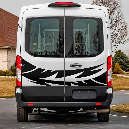 Ford Transit Hecktüren Grafik Vinyl -Aufkleber Aufkleber 4
