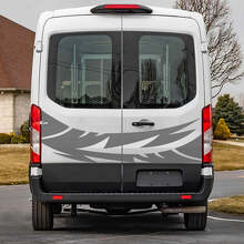 Abstrakte Grafiken Hecktüren Vinyl-Aufkleber 3 für Musclecar Transit 2