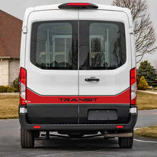 Transit Beschriftung Linie Hecktüren Grafiken Vinyl Aufkleber Sticker 4 für Musclecar Transit 3