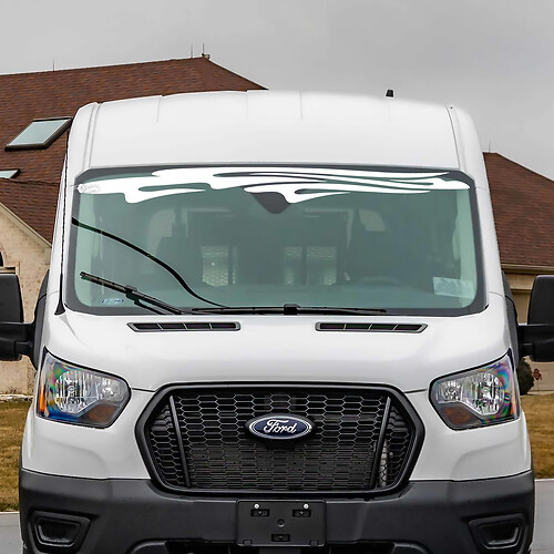 Ford Transit Stripes Windschutzscheibe Vinyl Aufkleber 2
 1