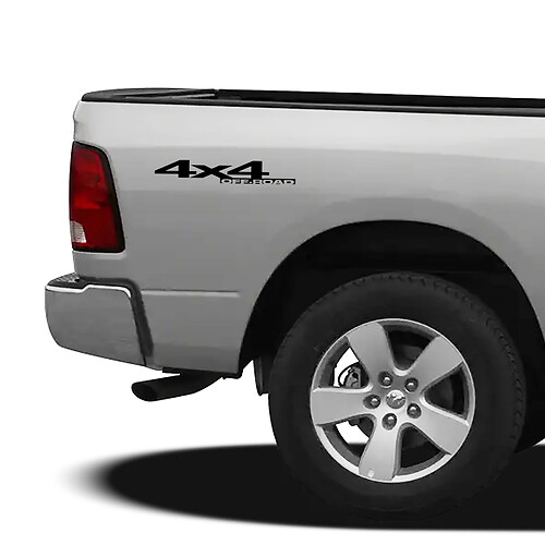 2 Dodge Ram 4x4 Off Road Power Wagon Truck Vinyl -Aufkleber Aufkleber
