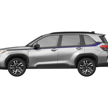 Seitentüren Rocker Panel Racing Stripes Vinyl -Aufkleber - Grafikaufkleber Universal Fit Subaru Forester
 2