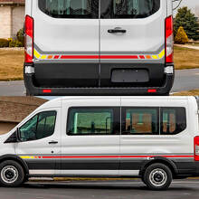 Musclecar Transit Retro Heckseitentüren Grafik Vinyl -Aufkleber Aufkleber
 2