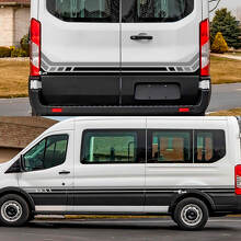 Musclecar Transit Retro Heckseitentüren Grafik Vinyl -Aufkleber Aufkleber
 3