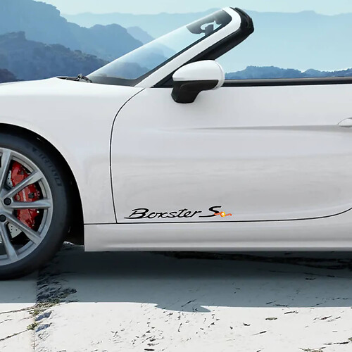 Paar Porsche Aufkleber Boxsters Porsche -Türen Seitenaufkleber Aufkleber
