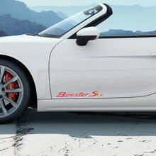 Paar Porsche Aufkleber Boxsters Porsche -Türen Seitenaufkleber Aufkleber
 3