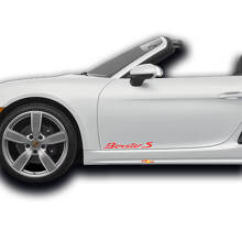 Boxster S Seiten Tür Vinyl-Aufkleber Paar für Porsche Boxster_6