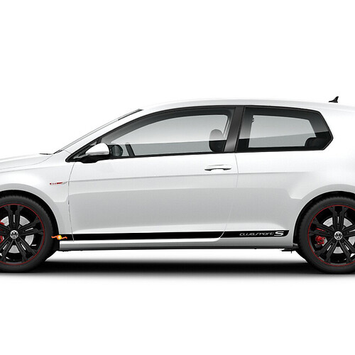 Decal Stripes Side Door Racing Design Kit für Volkswagen Golf Clubsport s

