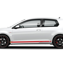 Decal Stripes Side Door Racing Design Kit für Volkswagen Golf Clubsport s
 3