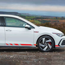 Racing-Stil Seitentürstreifen Vinyl-Aufkleber-Kit für Volkswagen Golf GTI Clubsport_3