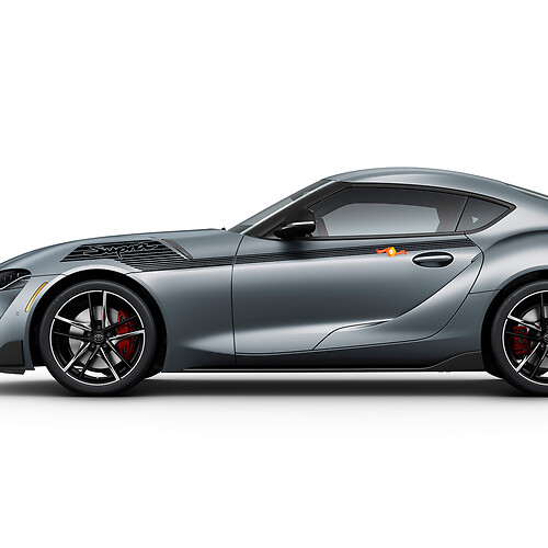 Toyota Supra MKV A90 A91 Seitenstreifen Grafikaufkleber Aufkleber
