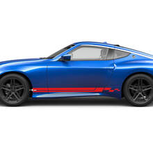 Seitenkarge -Streifen -Aufkleber -Kit für Nissan Z Sport
 3