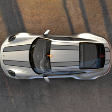 Porsche Carrera Hood Roof Trunk Racing Stripes Abziehbilder Aufkleber Grafiken
 3